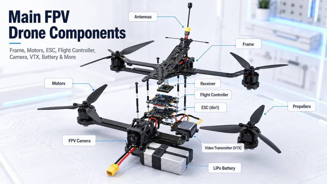 FPV Drone Parts Explained