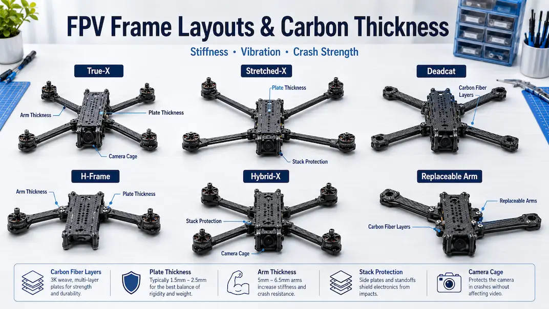 FPV frame materials