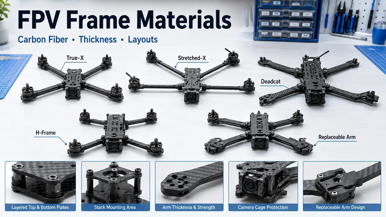 FPV frame materials
